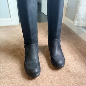 Men's Black Leather Boots